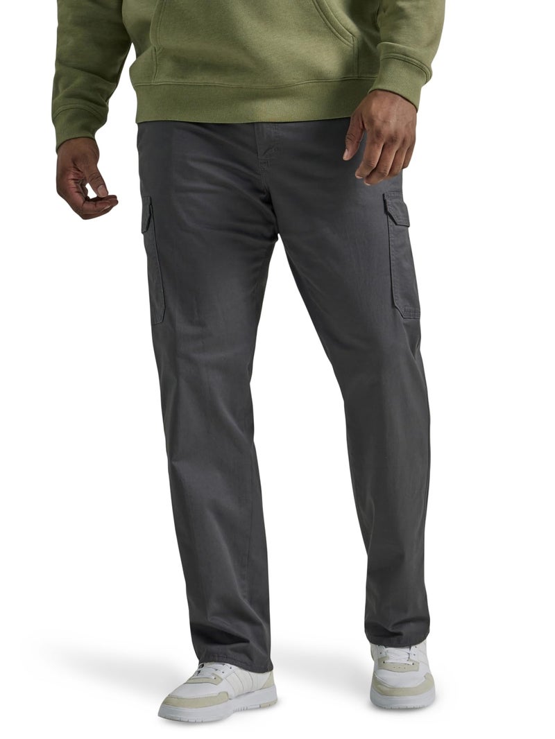 Lee Men's Extreme Motion Twill Cargo Pant Charcoal 36W x 30L - Image 1